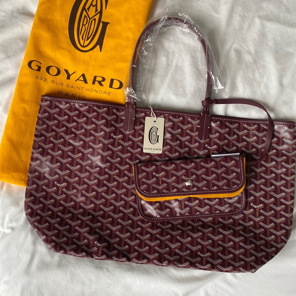 Goyard Saint Louis PM in burgundy